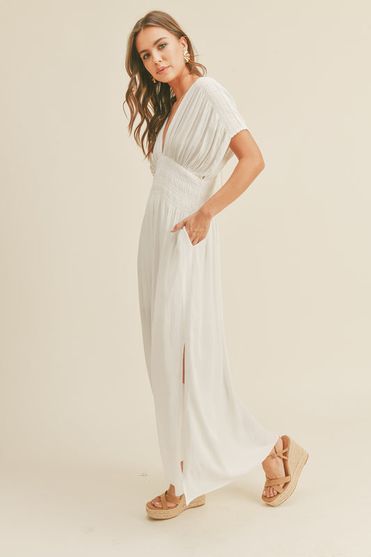 Kimono Sleeve Maxi Dress (7892541604048)