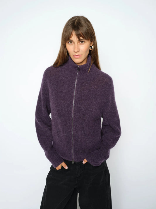Thora Knit Zip Cardigan