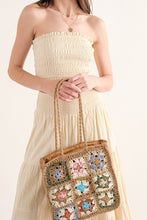 Load image into Gallery viewer, MULTI PATTERN STRAW RATTAN SHOULDER BAG (7913496674512)
