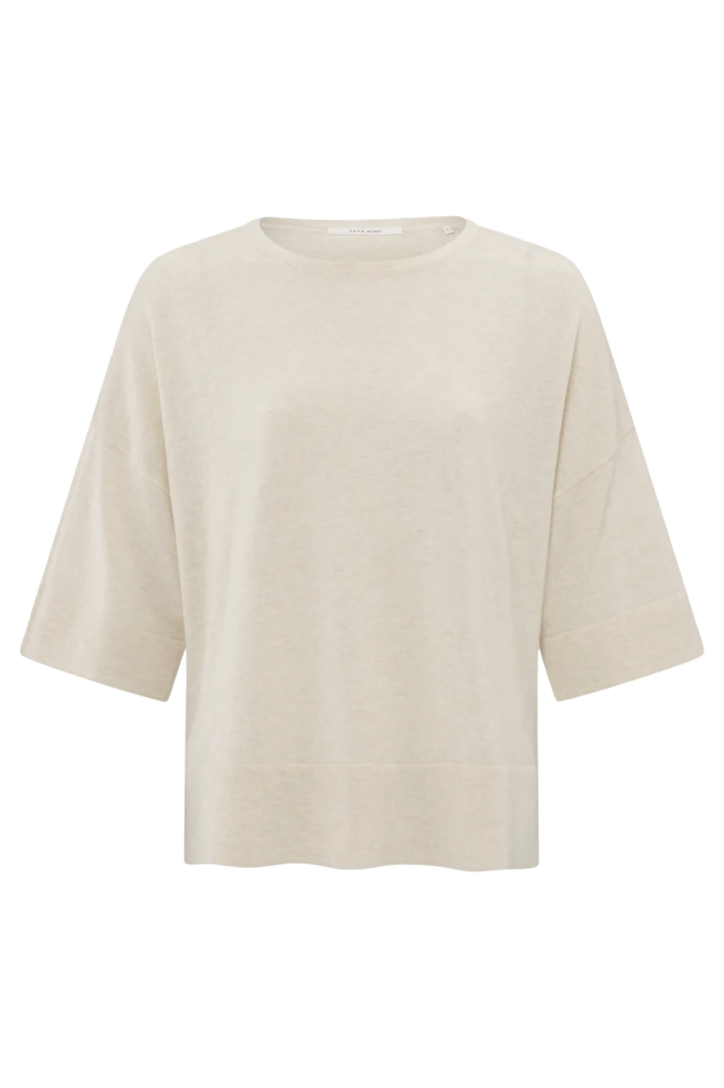 T-shirt oversize à manches courtes en maille fine
