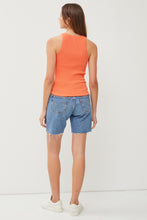 Charger l&#39;image dans la galerie, Solid Ribbed Scop Neck Knit Tank (8121755402448)
