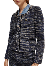 Load image into Gallery viewer, Tweed Blazer With Decorative Tapes (7924882178256)
