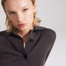 Charger l&#39;image dans la galerie, ASHER recycled earrings gold-plated (8140111675600)
