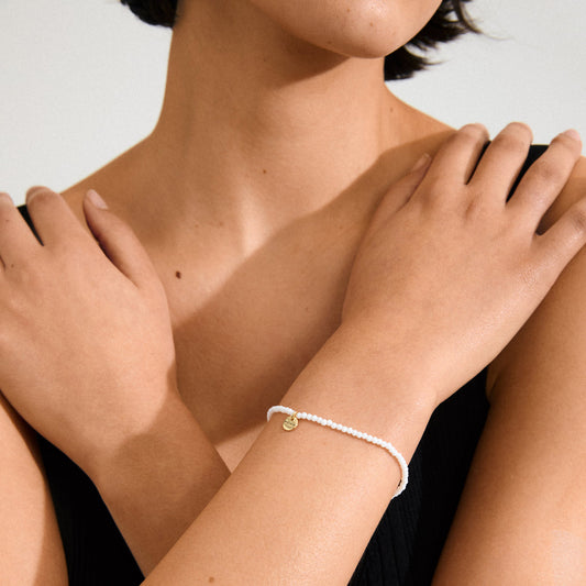 Bracelet Indie  Gold Plated White (8302558478544)