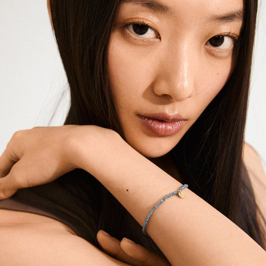 Bracelet Indie  Gold Plated Blue (8302558413008)