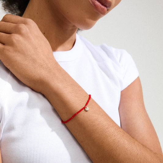 Bracelet Indie  Gold Plated Red (8302558380240)