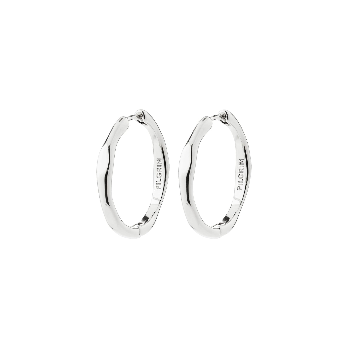 Inner Hoop Earrings Silver-Plated