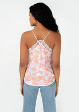 Load image into Gallery viewer, Spring Floral Lace Trim Racerback Cami (7915276599504)
