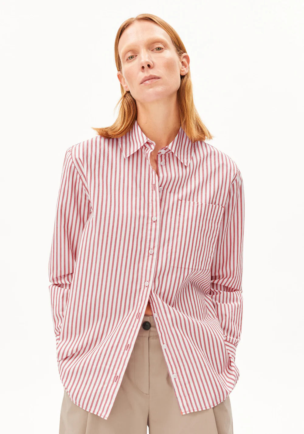 Stripe Loose Shirt Blouse
