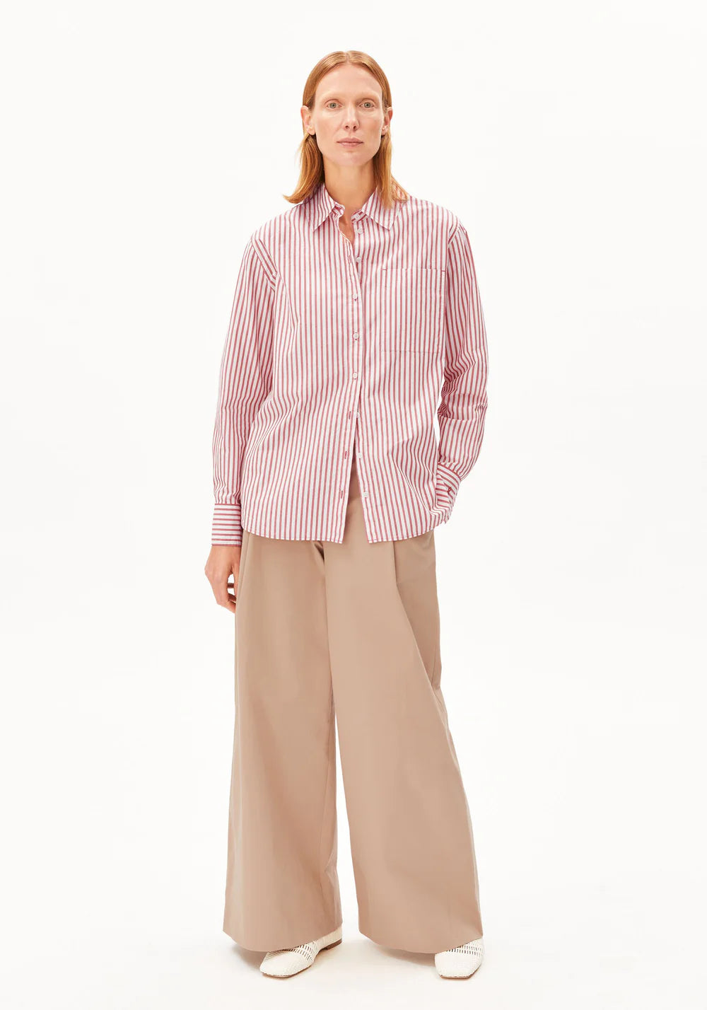 Stripe Loose Shirt Blouse