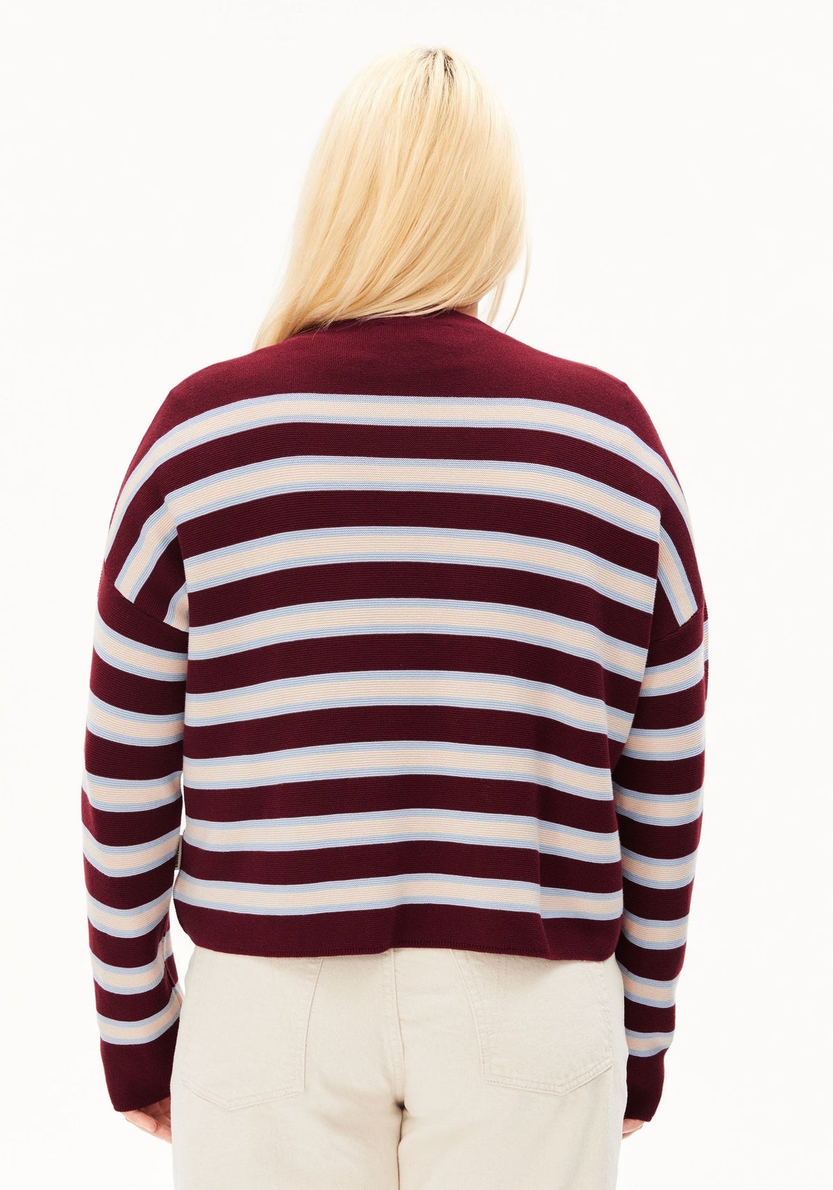Pull en maille rayé Merinaa