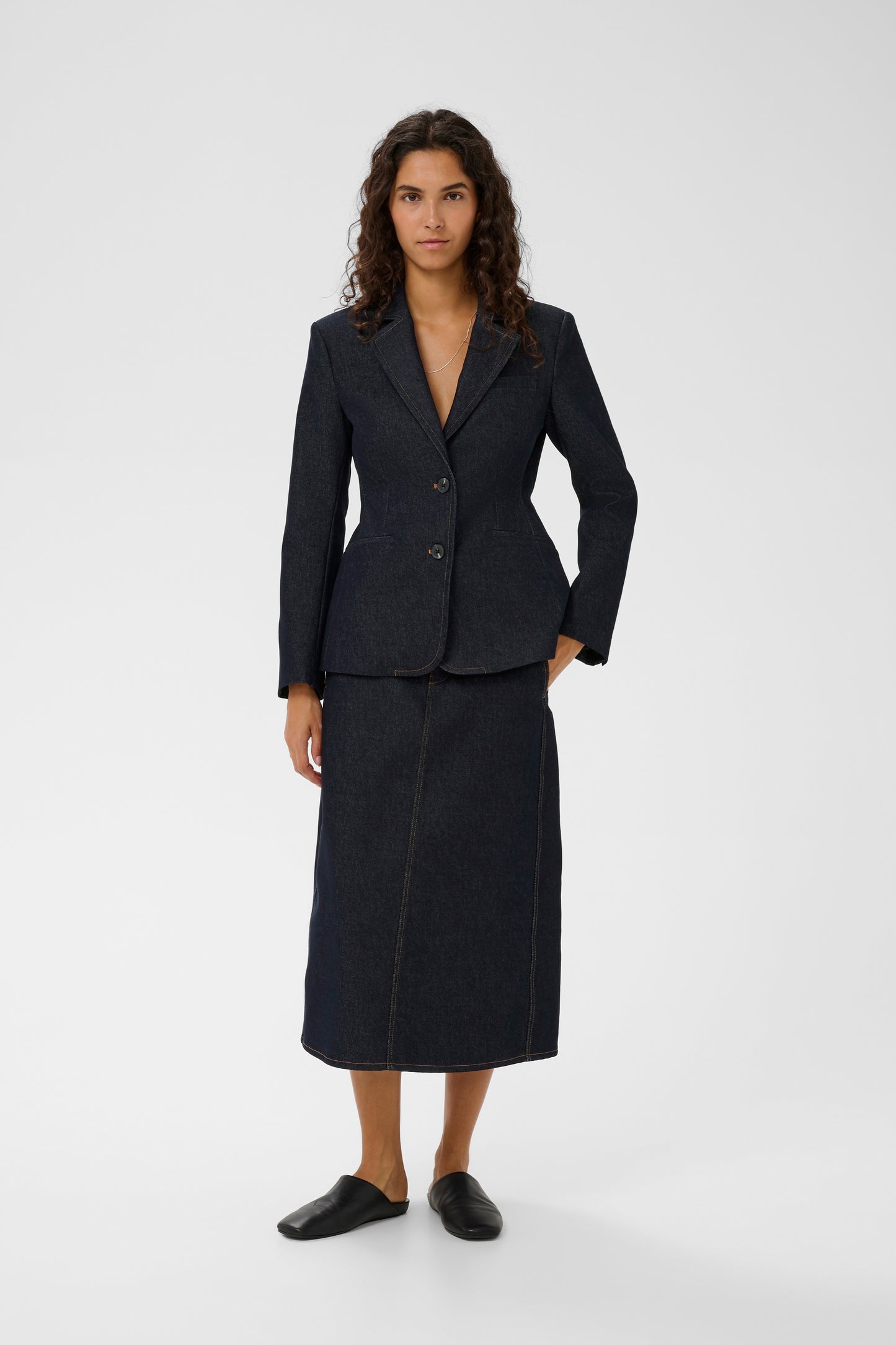 Deirdra Denim Blazer