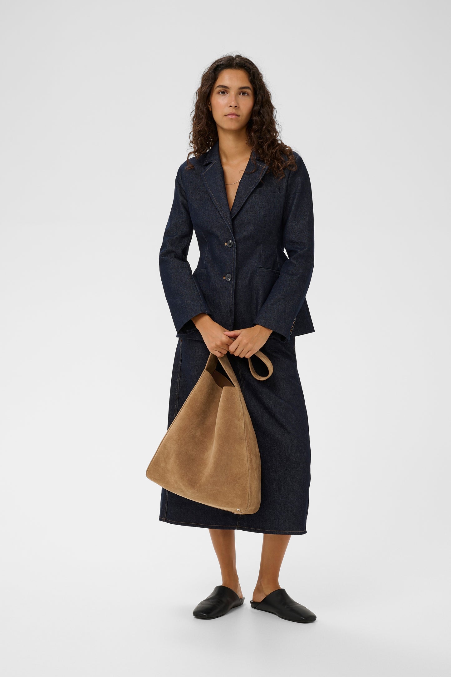 Avika Suede Bag
