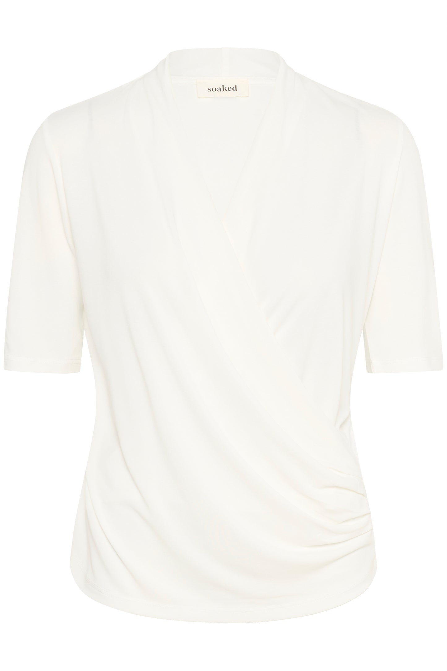 Columbine Wrap Blouse Ss