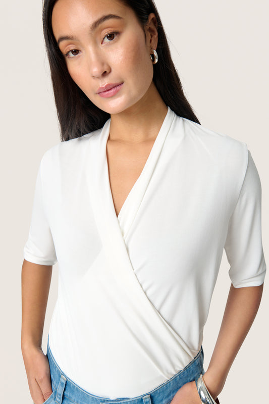 Columbine Wrap Blouse Ss