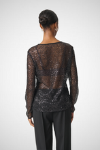 Load image into Gallery viewer, Adea Long Sleeve Sequin Blouse (8235724603600)
