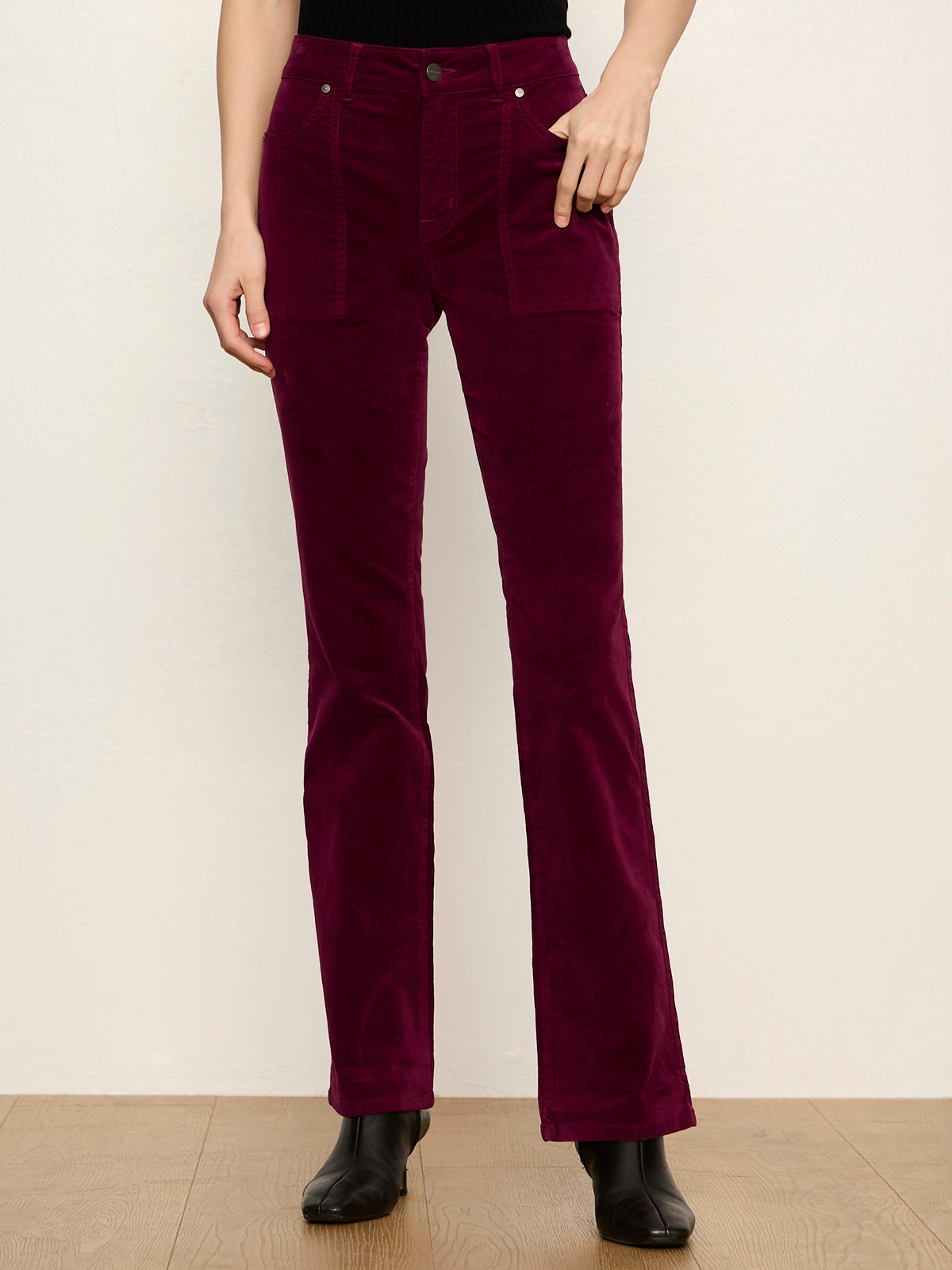 Play Date Velveteen Bootcut