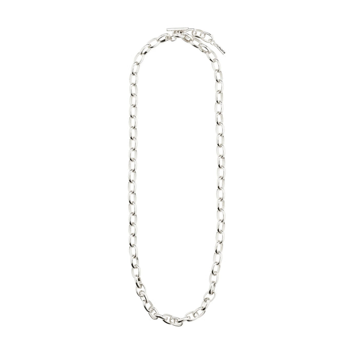 CHARM recycled necklace silver-plated (8140126027984)