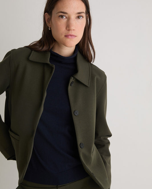 Short Polo Neck Jacket