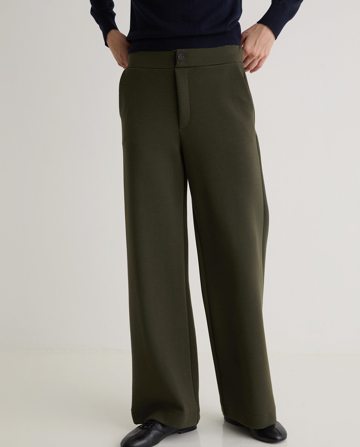 Pantalon à carreaux larges