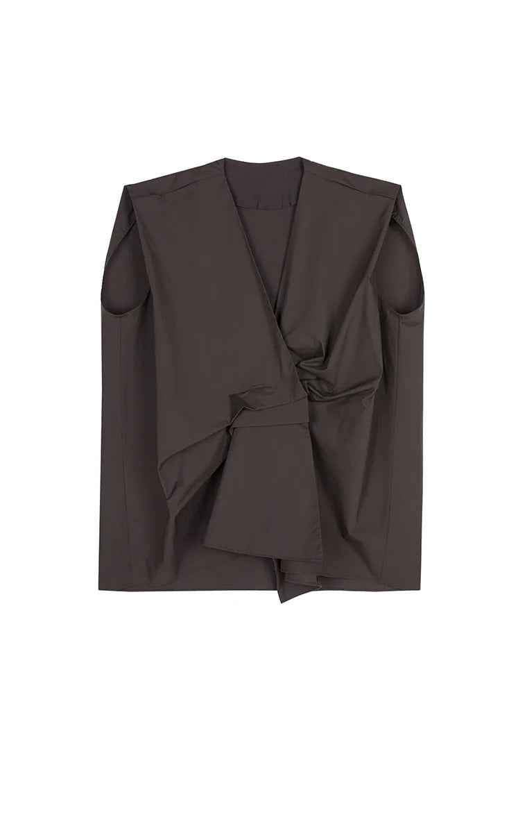 Chemise asymétrique rentrée