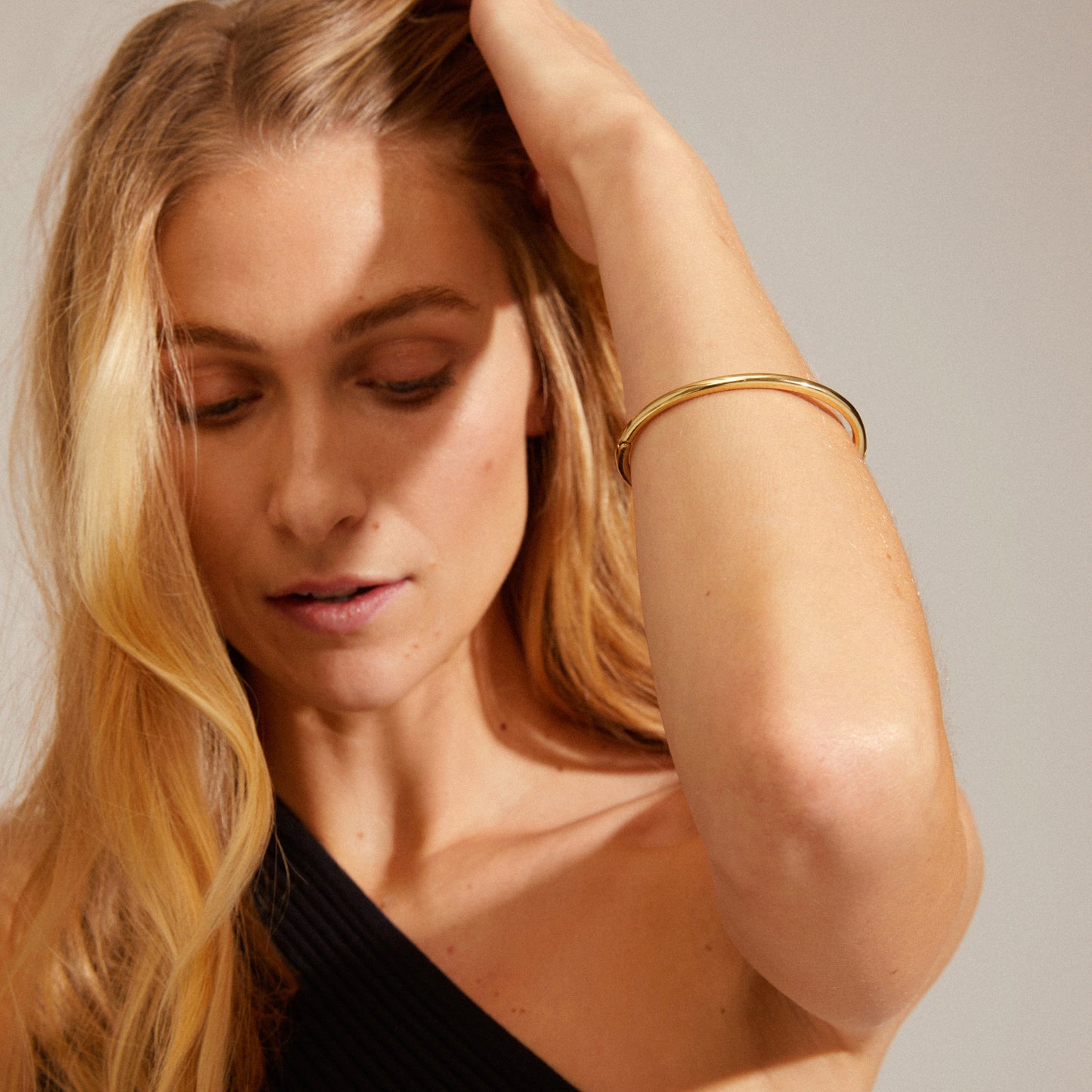 Sophie Bangle Bracelet Gold-Plated