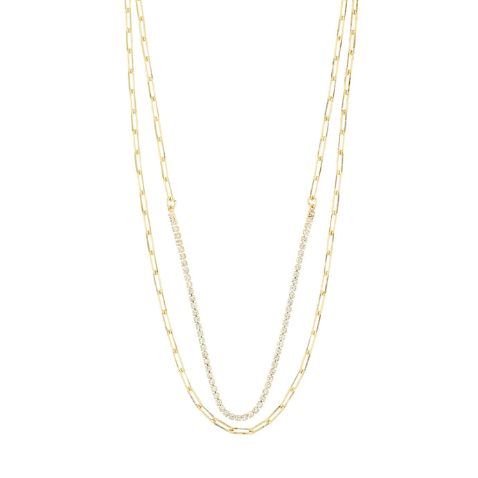 ROWAN CRYSTAL NECKLACE 2-IN-1 PILGRIM (8157812523216)