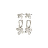 AJANI recycled flower earrings 2-in-1