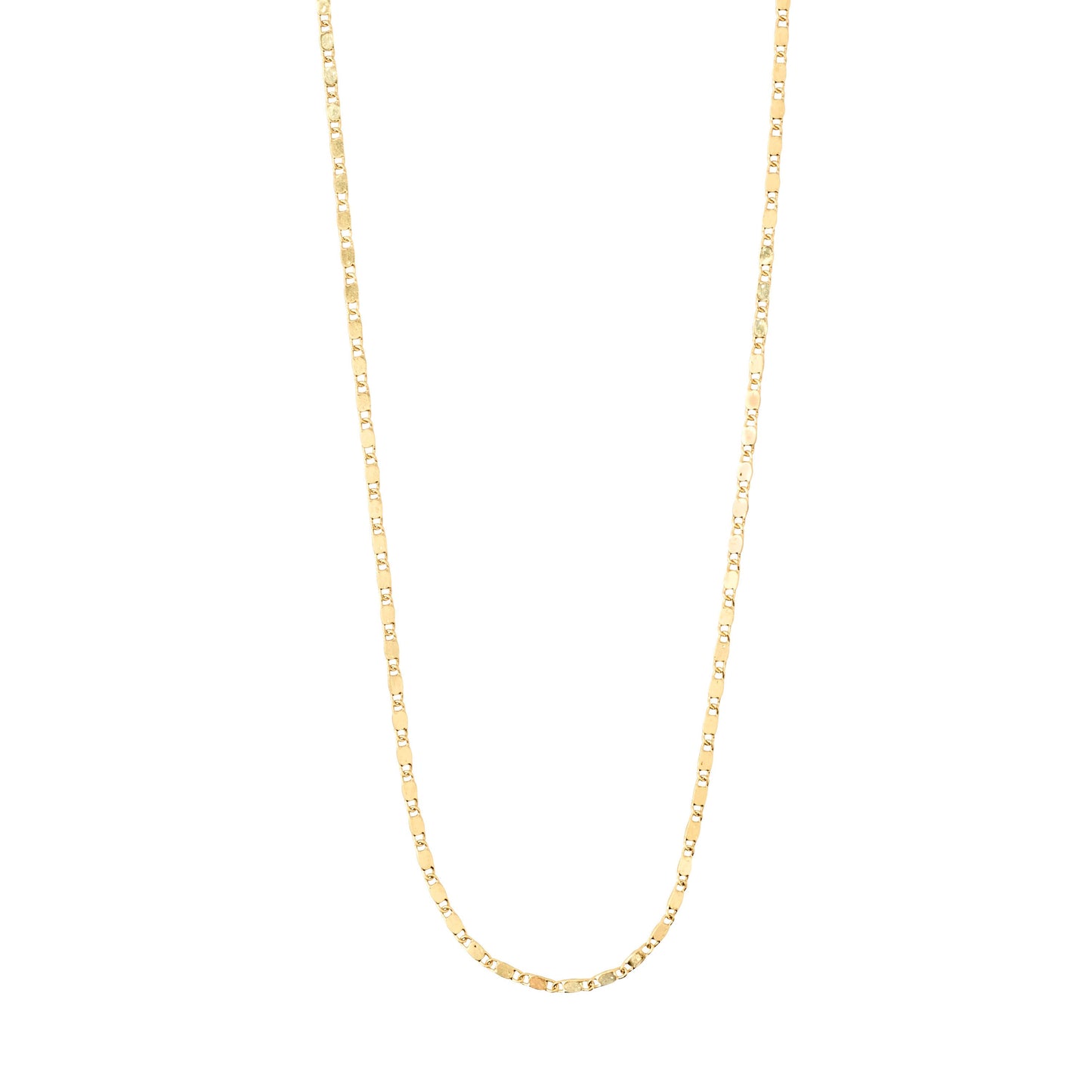 Parisa Flat Link Chain Necklace Gold-Plated