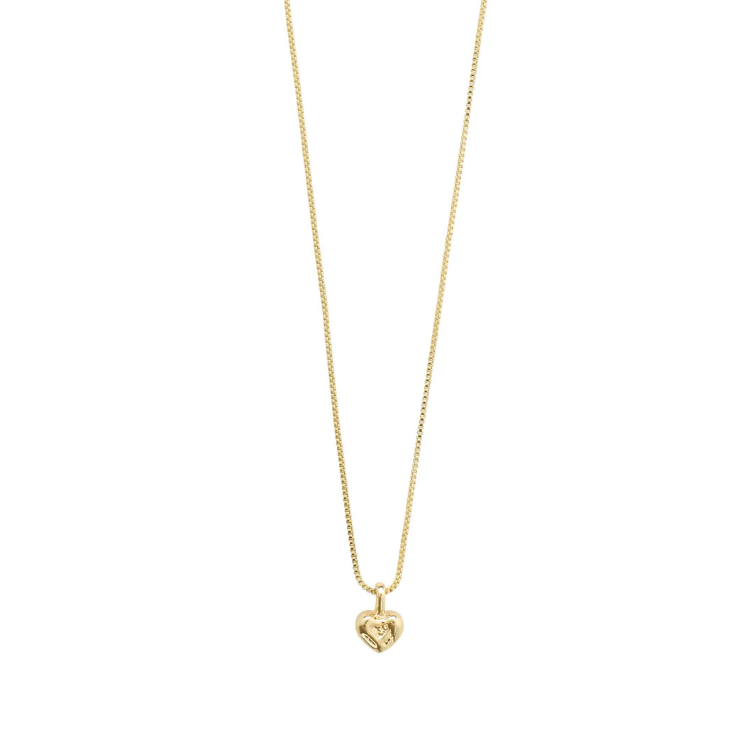 Necklace with heart pendant (8239522513104)