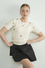 Load image into Gallery viewer, Fruit Embroidered Crew Neck Knitted Sweater (8229387469008)
