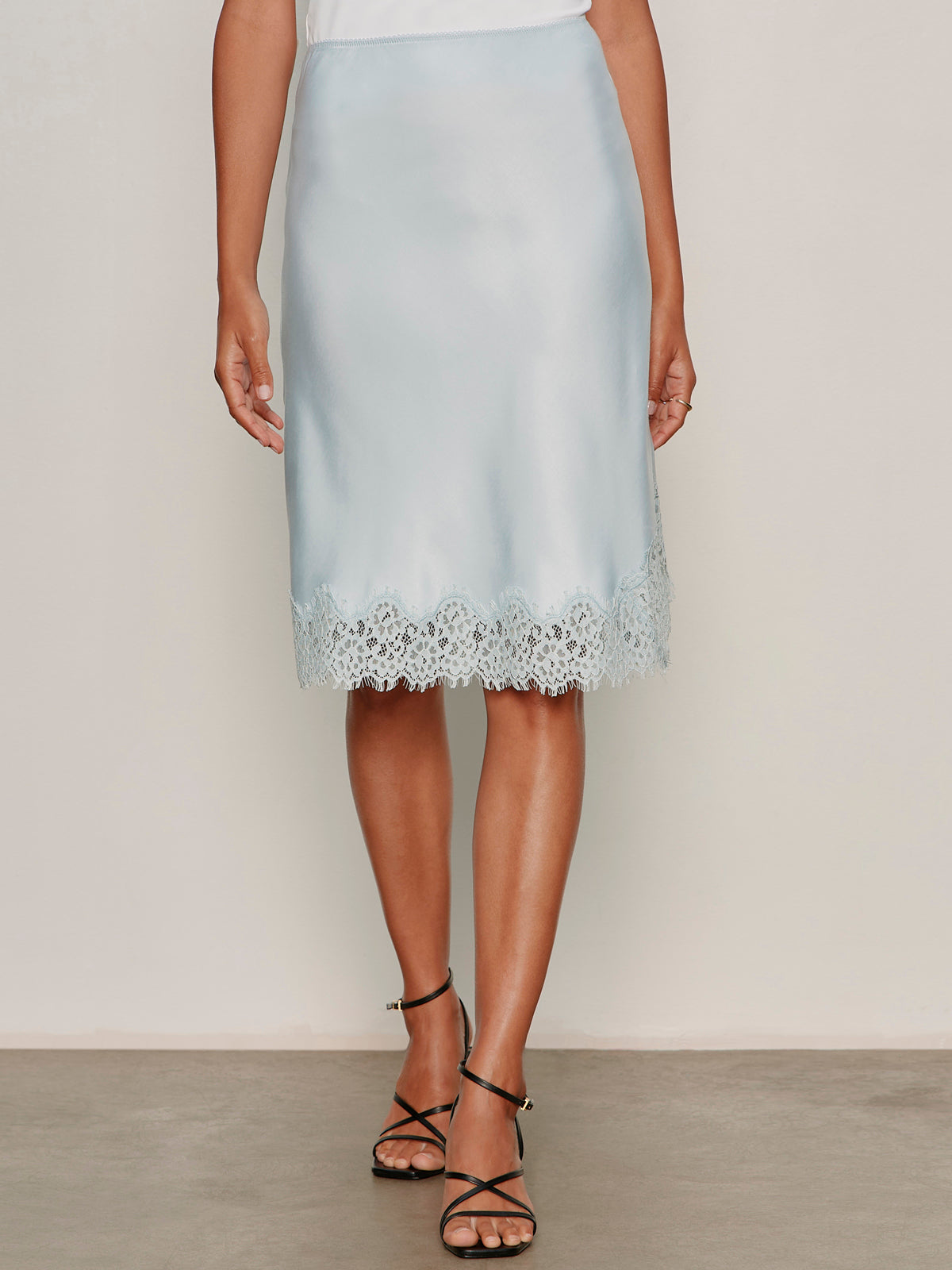 Effortless Lace Slip Skirt