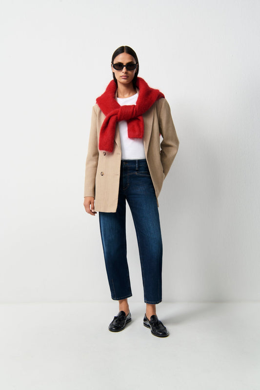 Elin Barrel Jeans Cropped