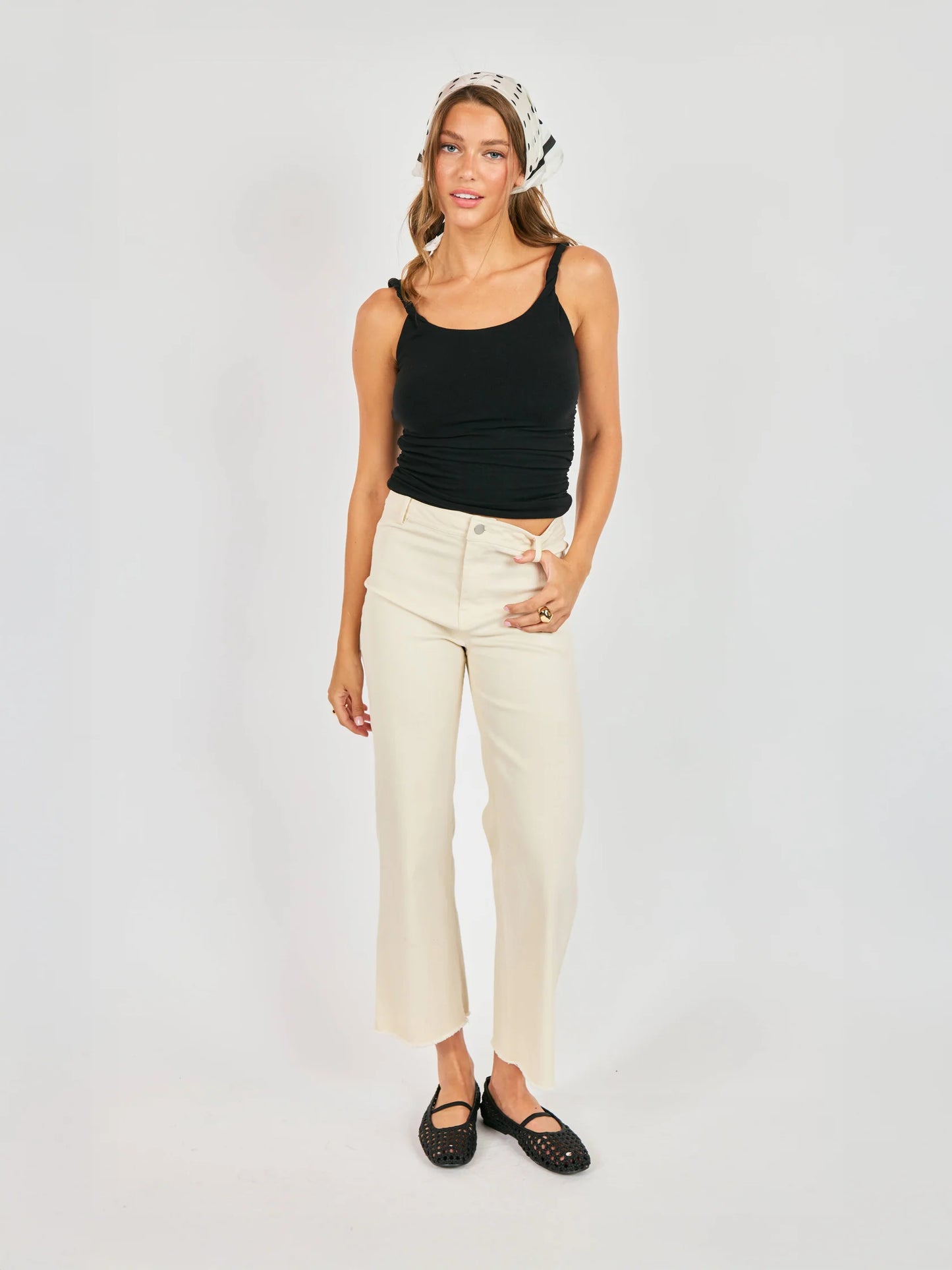 Statuesque Twisted Strap Tank