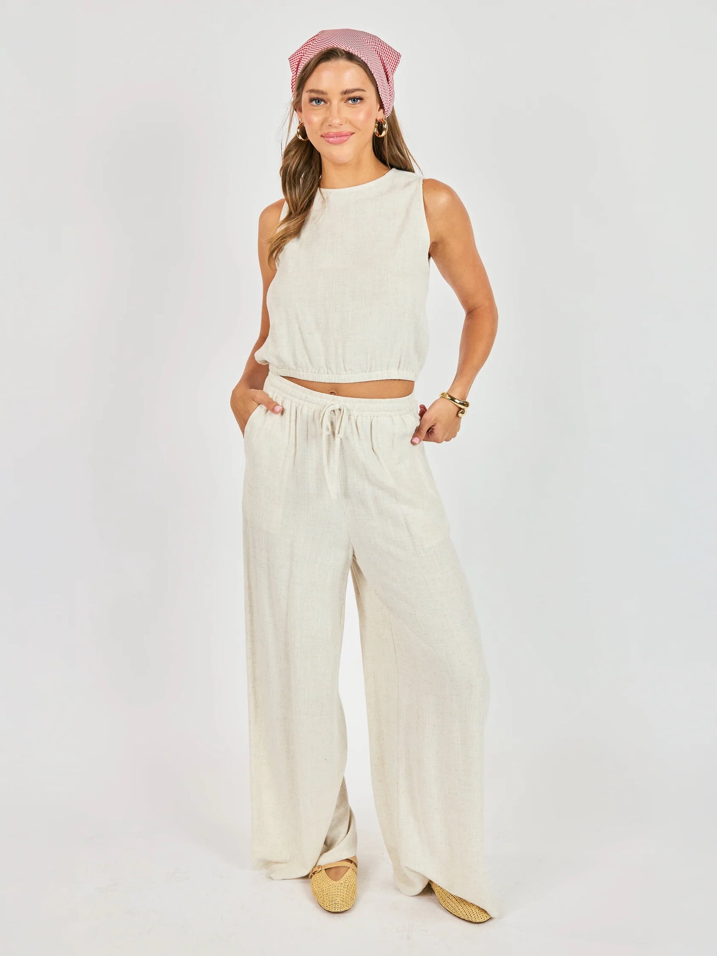 Pantalon Sugarloaf à taille élastique