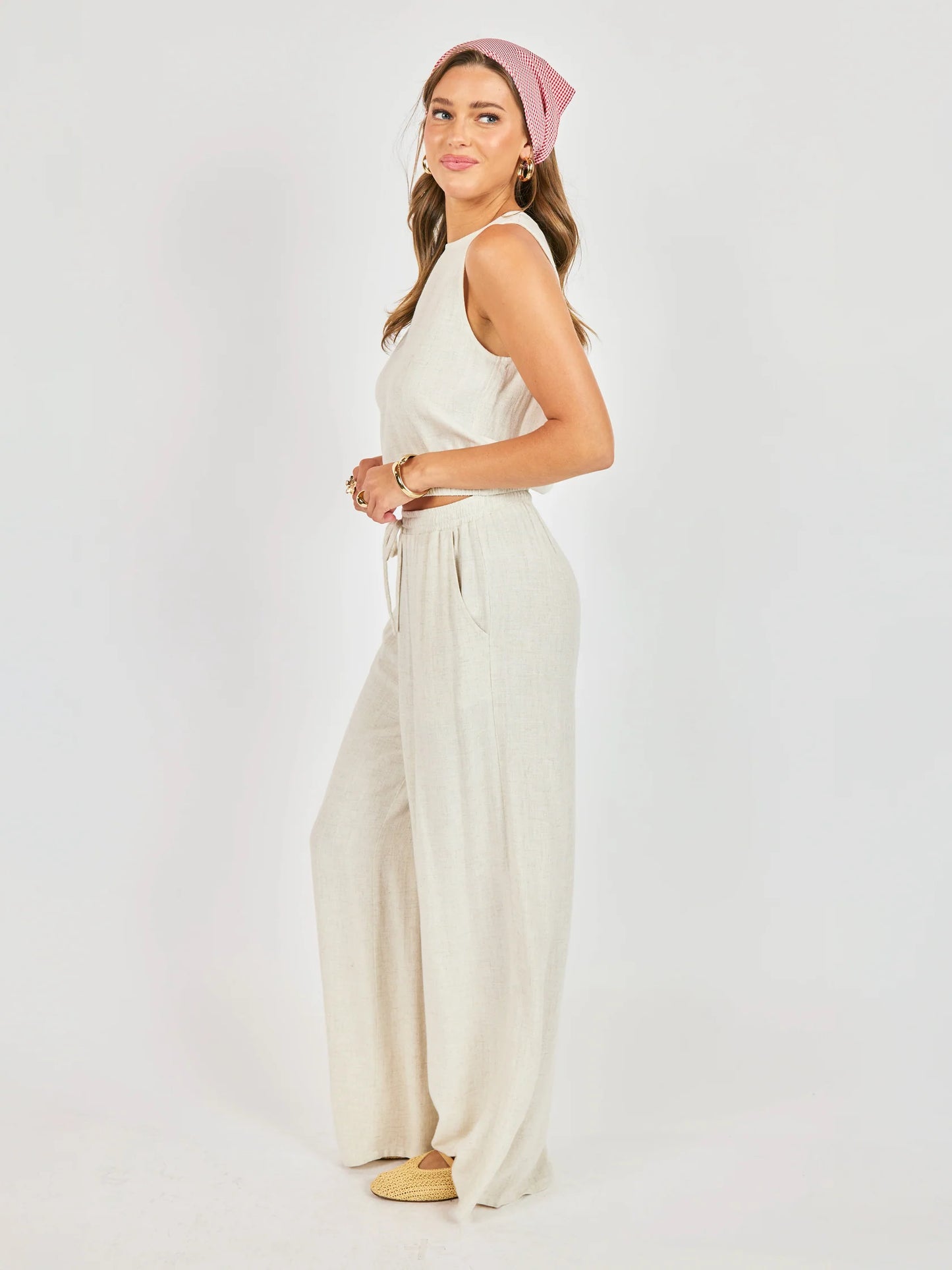 Pantalon Sugarloaf à taille élastique