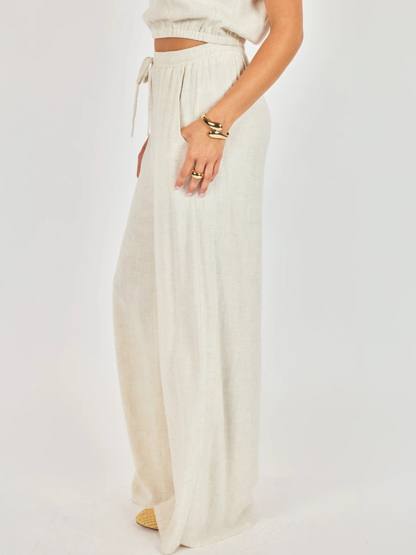 Pantalon Sugarloaf à taille élastique