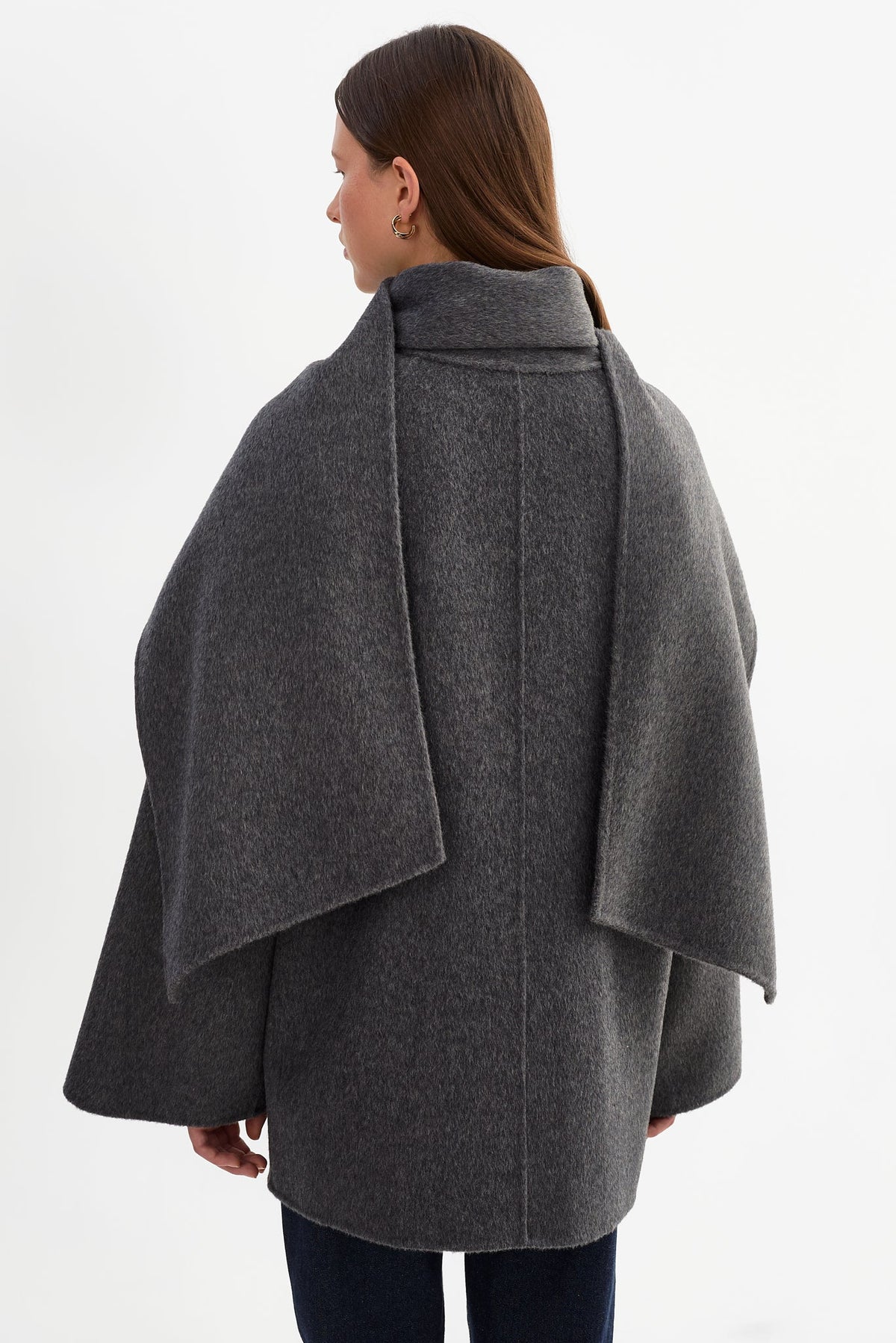Anca Wool Scarf Jacket