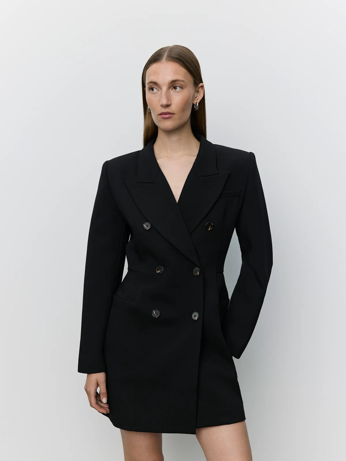 Avinora Fitted Blazer Dress
