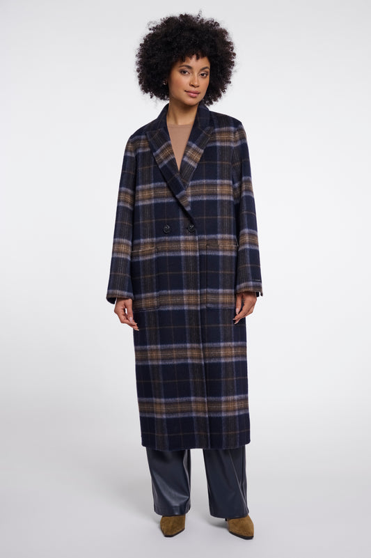 Manteau réversible croisé Adria