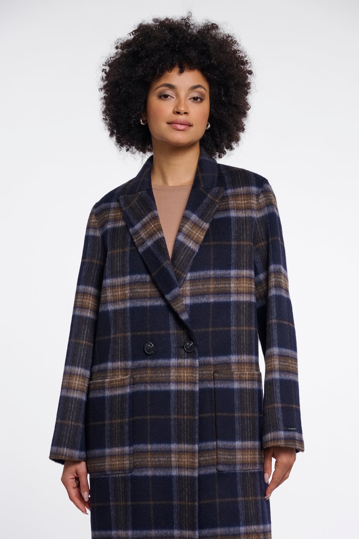 Manteau réversible croisé Adria