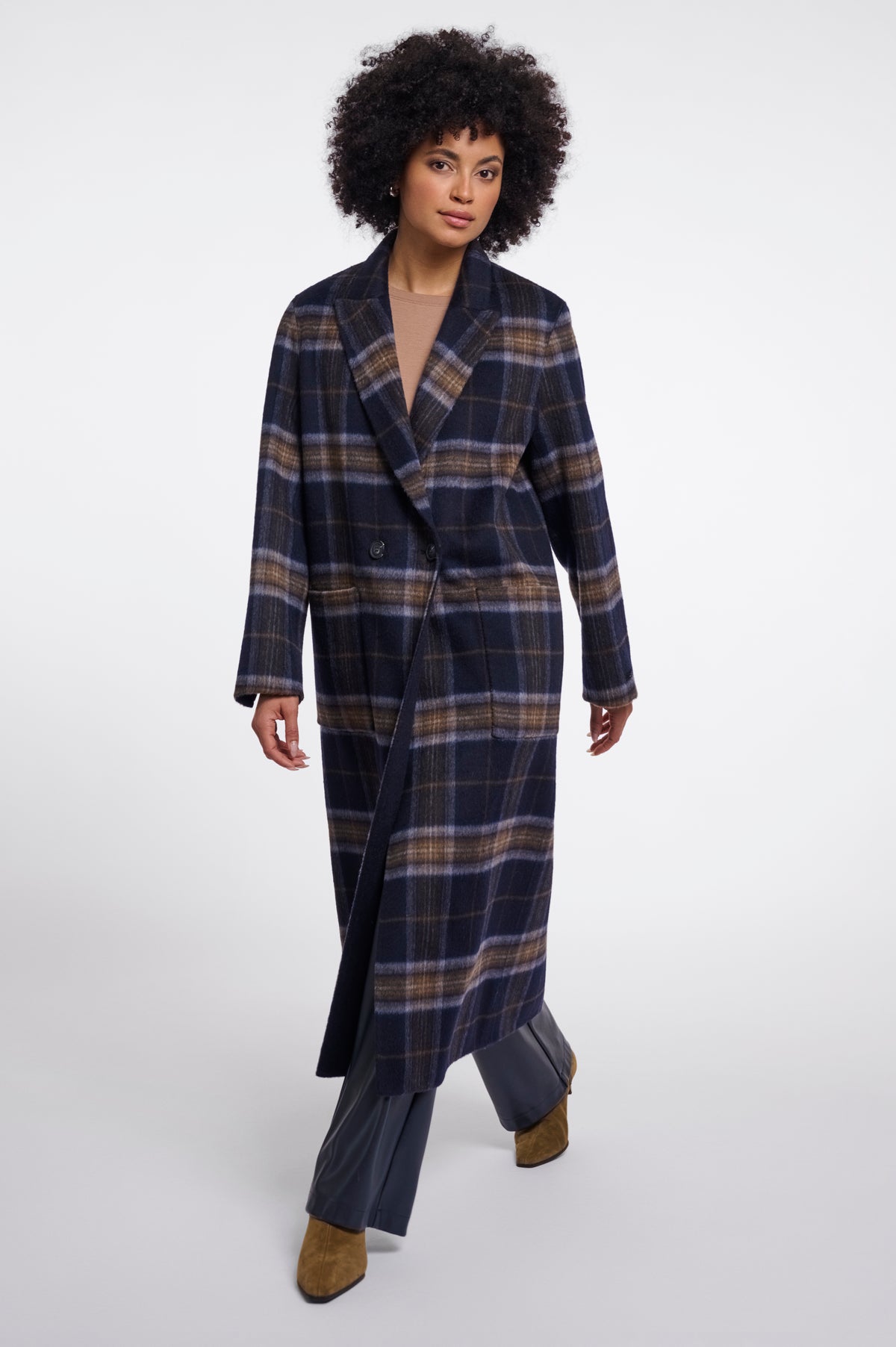Manteau réversible croisé Adria