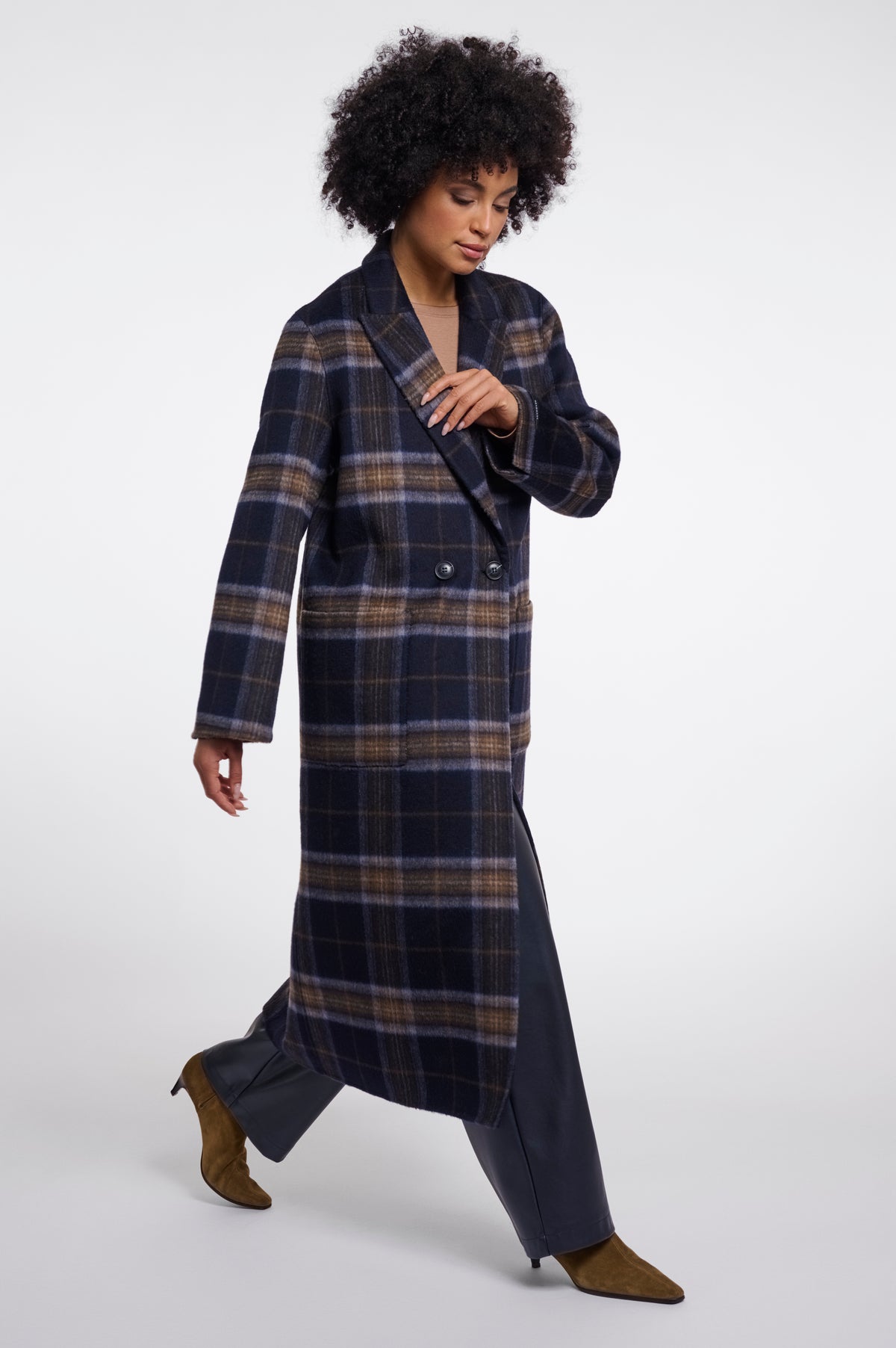 Manteau réversible croisé Adria