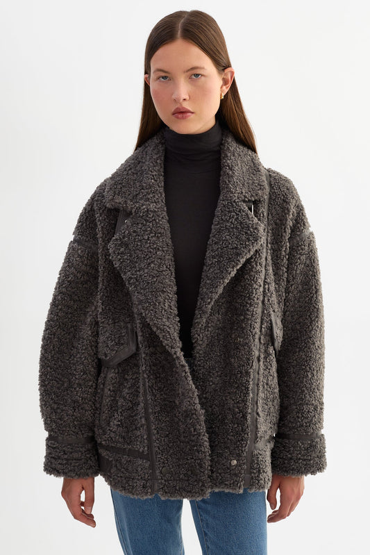 Badu Oversized Sherpa Jacket