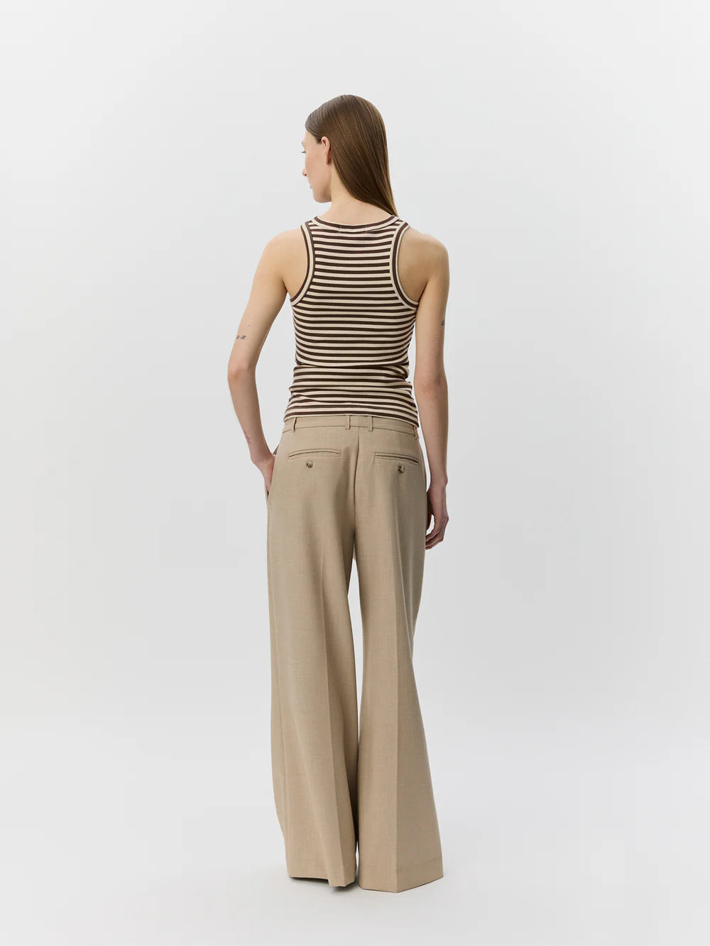 Beca Striped Rib Tank Top
