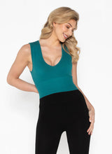 Charger l&#39;image dans la galerie, C&#39;est Moi - Bamboo Deep V Rib Top (9Colors) (6768632299728)
