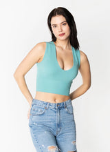 Charger l&#39;image dans la galerie, C&#39;est Moi - Bamboo Deep V Rib Top (9Colors) (6768632299728)
