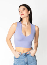 Charger l&#39;image dans la galerie, C&#39;est Moi - Bamboo Deep V Rib Top (9Colors) (6768632299728)
