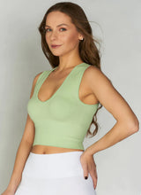 Charger l&#39;image dans la galerie, C&#39;est Moi - Bamboo Deep V Rib Top (9Colors) (6768632299728)
