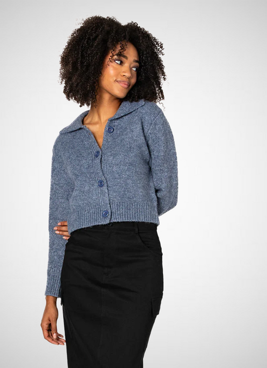 Knit Crop Button Cardigan (8226984624336)